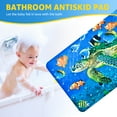thumbnail image 5 of OTHWAY Baby Bath Mat Anti Slip Bath Mat Anti Mould Non Slip Bath Mats for inside Bath Machine Washable Kids Bath Mat with Suction Cups 27 X 15 inch (Turtle), 5 of 8