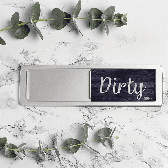 Dishwasher Magnet Clean Dirty Sign, Strong Universal Dirty Clean Dishwasher Magnet Indicator for Kitchen Organization