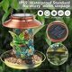 thumbnail image 4 of Comedero solar para pájaros para colgar al aire libre, comederos de pájaros salvajes exteriores impermeables de metal solar, comederos de cardenales, regalos para los amantes de los pájaros, luz, 4 of 5
