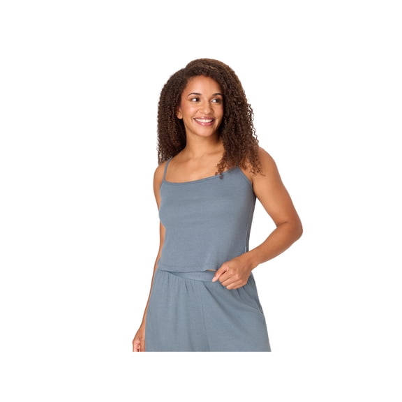 Hanes Originals Women's SuperSoft Comfywear Rib Sleep Crop Cami, Sizes S to 2X