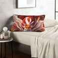 thumbnail image 6 of Uemuo Red Leaf Flame Fox Print Throw Pillow Case – Cozy & Soft Cushion Cover, Hypoallergenic Pillow Case for Sleeping, Perfect for Women with Envelope Closure-20"x30", 6 of 6