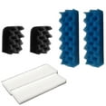 thumbnail image 2 of Qzbhct 4 Pcs Black Bio-Foam, 4 Blue Foam Max Filter, 4 Fine Filter Pad, 4 White Foam Filter Kit for Fluval 306/307 Canister Filtration Systems, 2 of 4