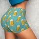 thumbnail image 4 of Fotbe Beer Shorts Sin Costuras – Shorts Deportivos de Cintura Alta para Mujer, Elásticos para Gimnasio, Yoga, Running o Ciclismo-Medium, 4 of 8