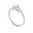 thumbnail image 2 of 1/2 Carat T.W. Diamond Single Halo 14kt Rose Gold Engagement Ring, 2 of 5