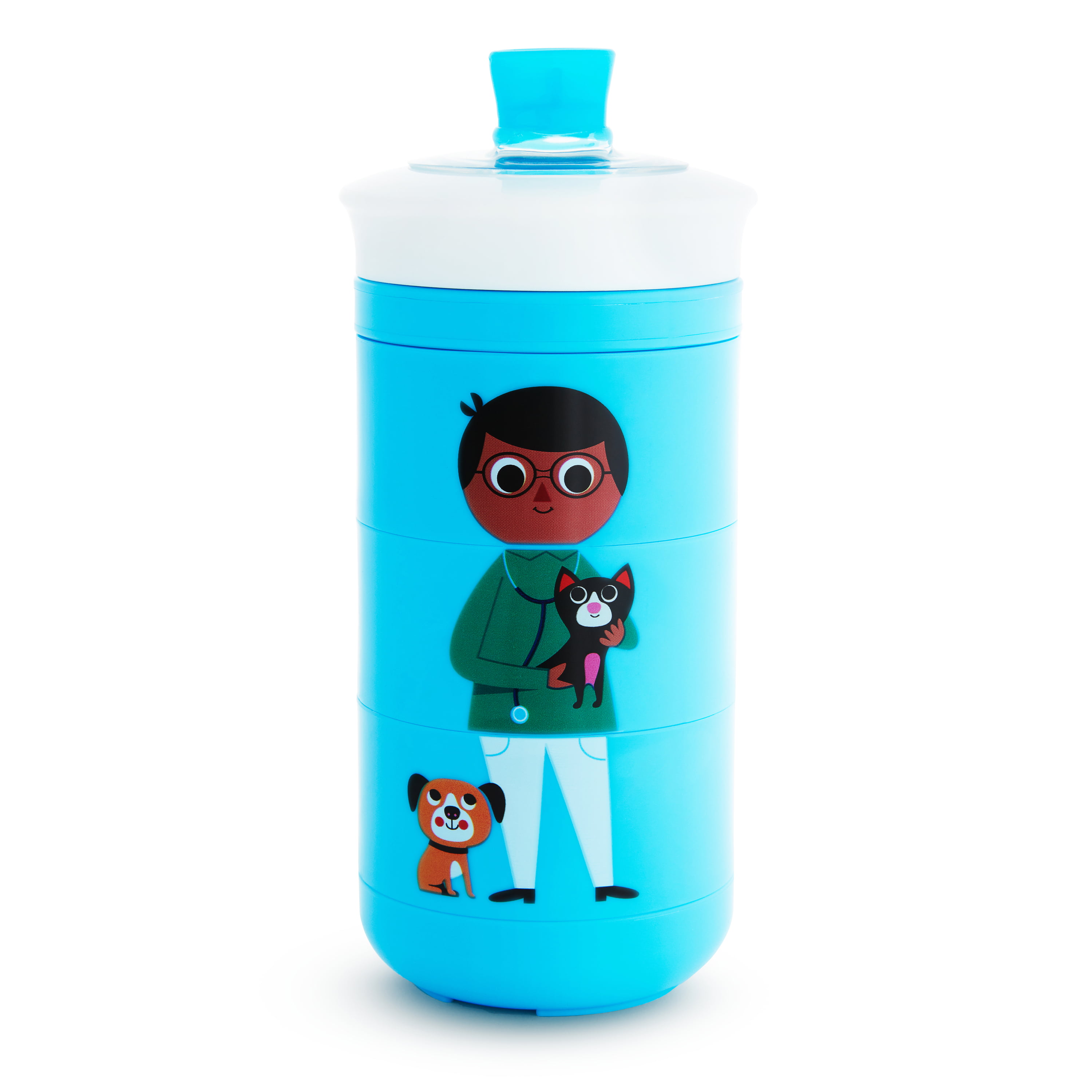 Kids Cup / Blue Dog Cup / Cold Cup / Character Cup / Blue Kids Cup / Toddler  Cup 
