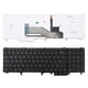 thumbnail image 1 of Teclado integrado para ordenador portátil, reemplazo con cable, accesorios para teclado de portátil, reemplazo de retroiluminación para DELL Latitude E6520 E6530 Inevent EL005879-00B, 1 of 6