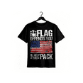 thumbnail image 1 of Patriotic american Flag Graphic T Shirt For Men Soft Cotton Crewneck Casual Gym Holiday attire With Distressed Print, 1 of 6