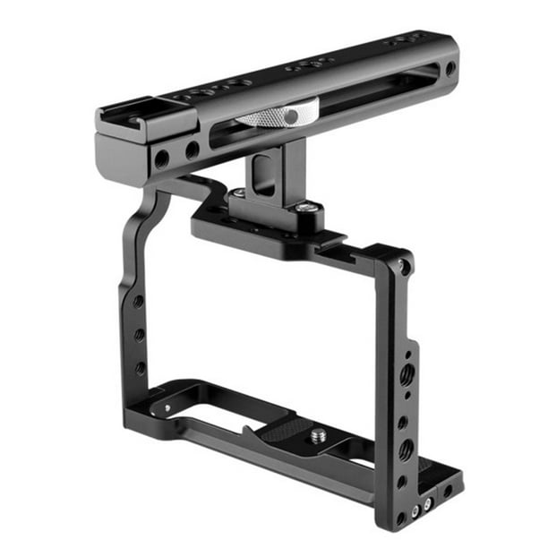 sweethay Reemplazo de la jaula de la cámara Digital de goma ergonómico 1/4 pulgadas profesional antideslizante accesorios de marco de videocámara de Accesorios de cámara y óptica Tipo 2