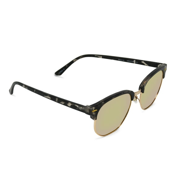 Panama Jack Premium Polarized Gold Mirror Club Sunglasses