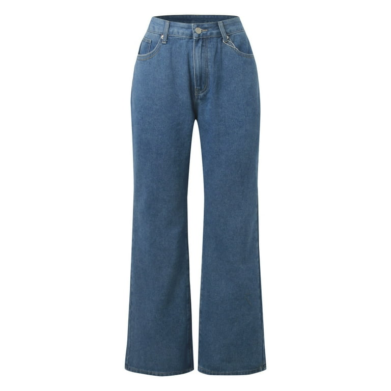 CZHGKM 2025 Straight Leg Trousers Denim Womens Trouser CZHGKM 2025 Straight Leg Trousers Denim Womens Trouser