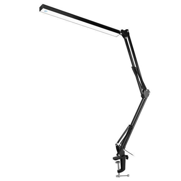 Folding Clip-on USB LED Table Lamp Long Arm Touch Control Dimmable Desk Lamp