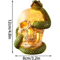 thumbnail image 3 of Snake in a skull Ornament Halloween Resin Ornament Decoration Halloween Ornament Decoration Home Decor, 3 of 3