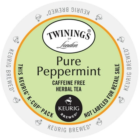 Twining's of London Pure Peppermint Tea, K-Cup Portion Pack for Keurig Brewers (24 Count) (1x16oz)