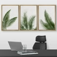 thumbnail image 2 of wall26 Framed Canvas Print Wall Art Set Tropical Jungle Palm Leaf Collage Nature Floral Digital Art Modern Art Rustic Botanical Relax/Calm for Living Room, Bedroom, Office - 24"x36"x3 NATUR, 2 of 5