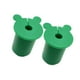 thumbnail image 4 of Bujes para alimentación de cables, 2 clips de pared de fácil instalación, kit de enrutamiento de cables, ojales para cables de red para orificios de Verde, 4 of 8
