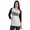 White, variant on Inkmeso Good Vibes Only Inspirational Tshirt Tops For Women Casual Graphic Tee