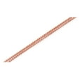 thumbnail image 4 of Central Diamond Center Sterling Silver Box Chain-Made in Italy- 0.8mm 16" Rose Gold Flashed, 4 of 6
