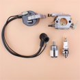 thumbnail image 4 of Carburetor Ignition Coil Spark Plug Kit For Husqvarna 50 51 55 Rancher Chainsaw, 4 of 6