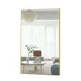 thumbnail image 2 of 59 in x 36 in Gold Modern Wall Mirror, 2 of 11