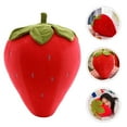 thumbnail image 3 of Cojín de fruta creativo, almohada de peluche, lindo peluche de fresa, adorable decoración de fruta, cómodo juguete de peluche de fresa, almohada flexible, 3 of 7