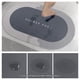 thumbnail image 4 of Alfombra antideslizante para el baño | Poliéster súper absorbente | Soporte de gel de sílice de goma de secado rápido | Alfombra de ducha de estilo moderno lavable | Pelo bajo | 15,8 x 23,6 in |, 4 of 7