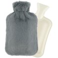 thumbnail image 1 of Muyoka Botella de agua caliente con funda esponjosa Bolsa de agua caliente Bolsa de agua caliente de goma 1.8L Bolsa de agua caliente para aliviar el dolor Terapia de calor y frío Calentador de pies p Muyoka Hogar, 1 of 7