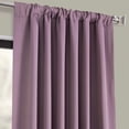 thumbnail image 2 of Exclusive Fabrics  Purple Rain Blackout Curtain Panel Pair, 2 of 6