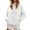 White, variant on Womens Outdoor Jacket Lightweight Breathable Windbreaker with Pockets for Everyday Outerwear Activities Yellow,XL
