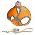 thumbnail image 1 of YOPTOP Dog and Cat  Harness with Leash - Cat Harness Escape Proof - Adjustable Reflective Step in Dog Harness for Small Dogs Medium Dogs - Soft Mesh Comfort,orange,S, 1 of 4