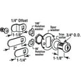 thumbnail image 2 of Prime-Line Plated Die Cast Housing and Steel Lock Cam3/16" Chrome for Drawer or Cabinet, 2 of 2