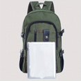 thumbnail image 3 of Men's Large Capacity Fashion Backpack Casual Retro Canvas Travel Rucksack Students Schoolbag, 3 of 5