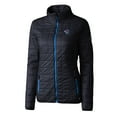 thumbnail image 2 of Women's Cutter & Buck Navy Binghamton Rumble Ponies Rainier Primaloft Eco Full-Zip Jacket, 2 of 3