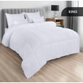thumbnail image 2 of Ropa de cama Edreforter Utopia para todas las estaciones, tamaño king, color blanco, 2 of 9