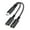 Black, variant on PD60W Fast Charging USB C Cable 60W Quick Charge Sync Cord for Phone Headphone, Lossless Audio Music Transfer, Compact Lightweight Black Red Silver