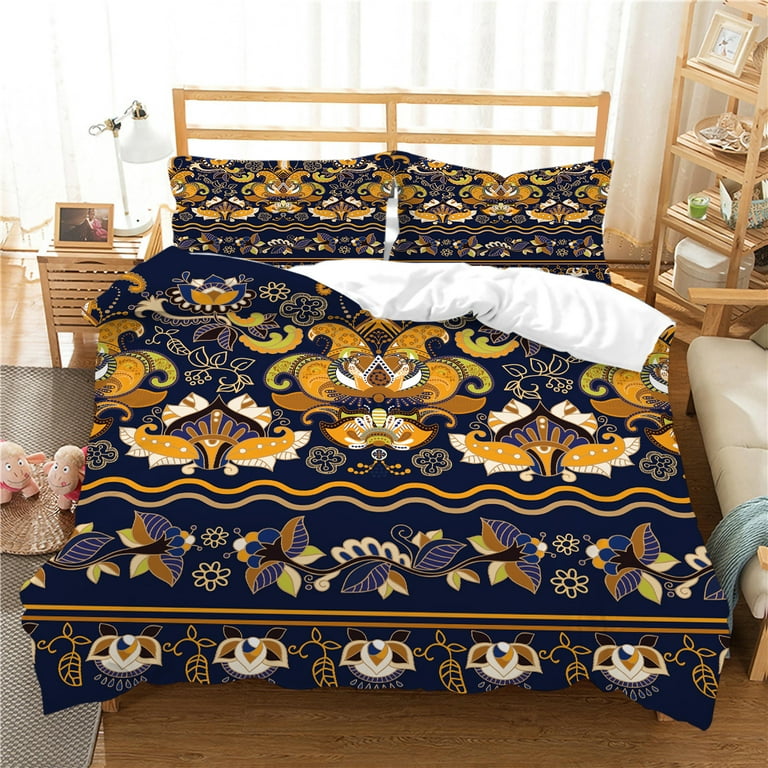 Bedding Sets Luxury Woman Bohemia Style Painting Vintage Duvet