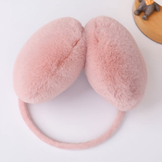 Cache-oreilles d'Hiver Mignons pour Femmes Cache-Oreilles en Peluche Chauds