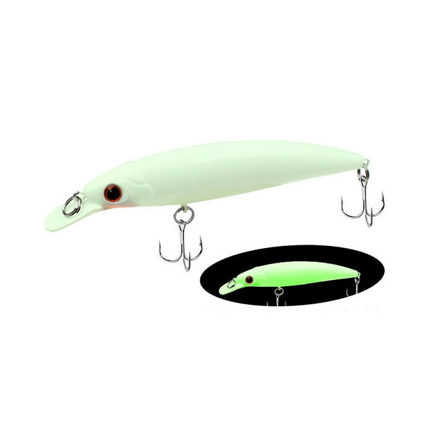 MeterMall Fishing Lures Set Lifelike Long-cast Luminous Fishing Bionic Bait  For Freshwater Saltwater Bass Trout Mackerel