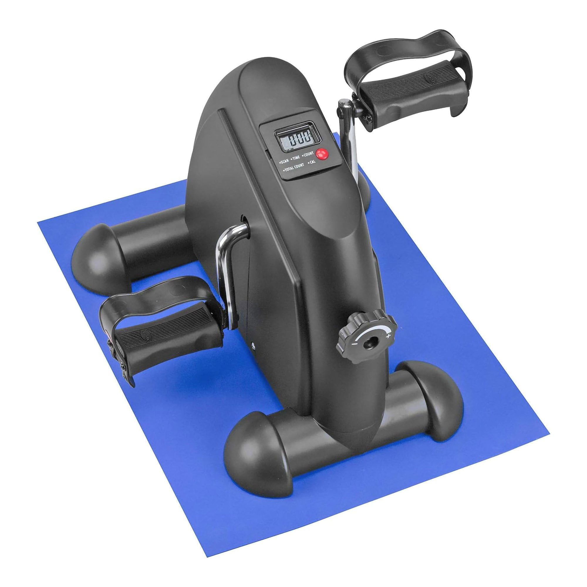 Stamina Full Body Exercise Mini Trainer Bike with Smooth Pedal System for Arm Leg Blue Walmart