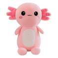 thumbnail image 2 of Peluche Ajolote Jumbo 40cm Axolotl Kawaii Xtellar rosa, 2 of 4