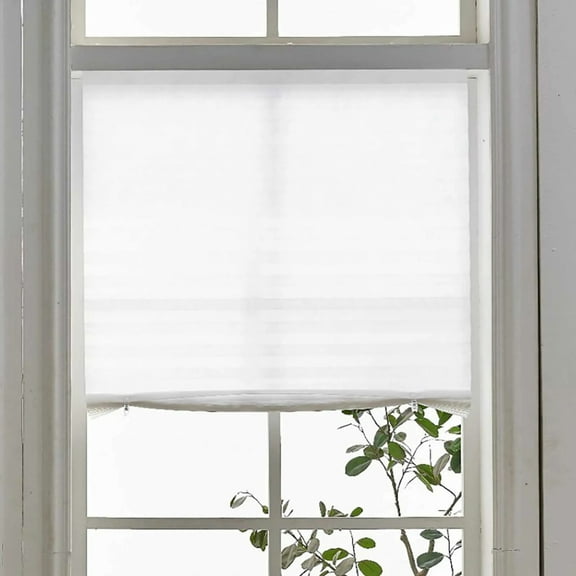 Easy To Install Light Filtering Pleated Paper Shades For Window Temporary And Portable Blinds Roman Curtain 90x150cm
