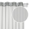 thumbnail image 2 of Deconovo Light Filtering Sheer Window Curtains for Living Room, 52 x 84 Inch, Light Gray, 2 Panels, 2 of 7