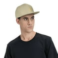 thumbnail image 6 of ZICANCN Golden Skull Pattern Baseball Caps, Trucker Hats for Men And Women, Adjustable Breathable Flat Caps, Natural, 6 of 8