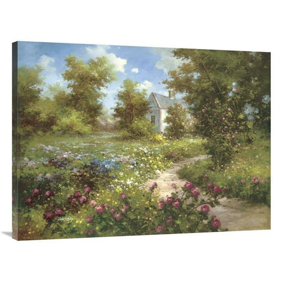 30 x 40 in. The Enchanted Garden Art Print - Gabriela