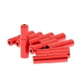 thumbnail image 1 of 10 Pcs Couvercle 4mm Housses de Vélo Embouts Gaine Câble Déplaceur Alliage - Rouge, 5mm, 1 of 7