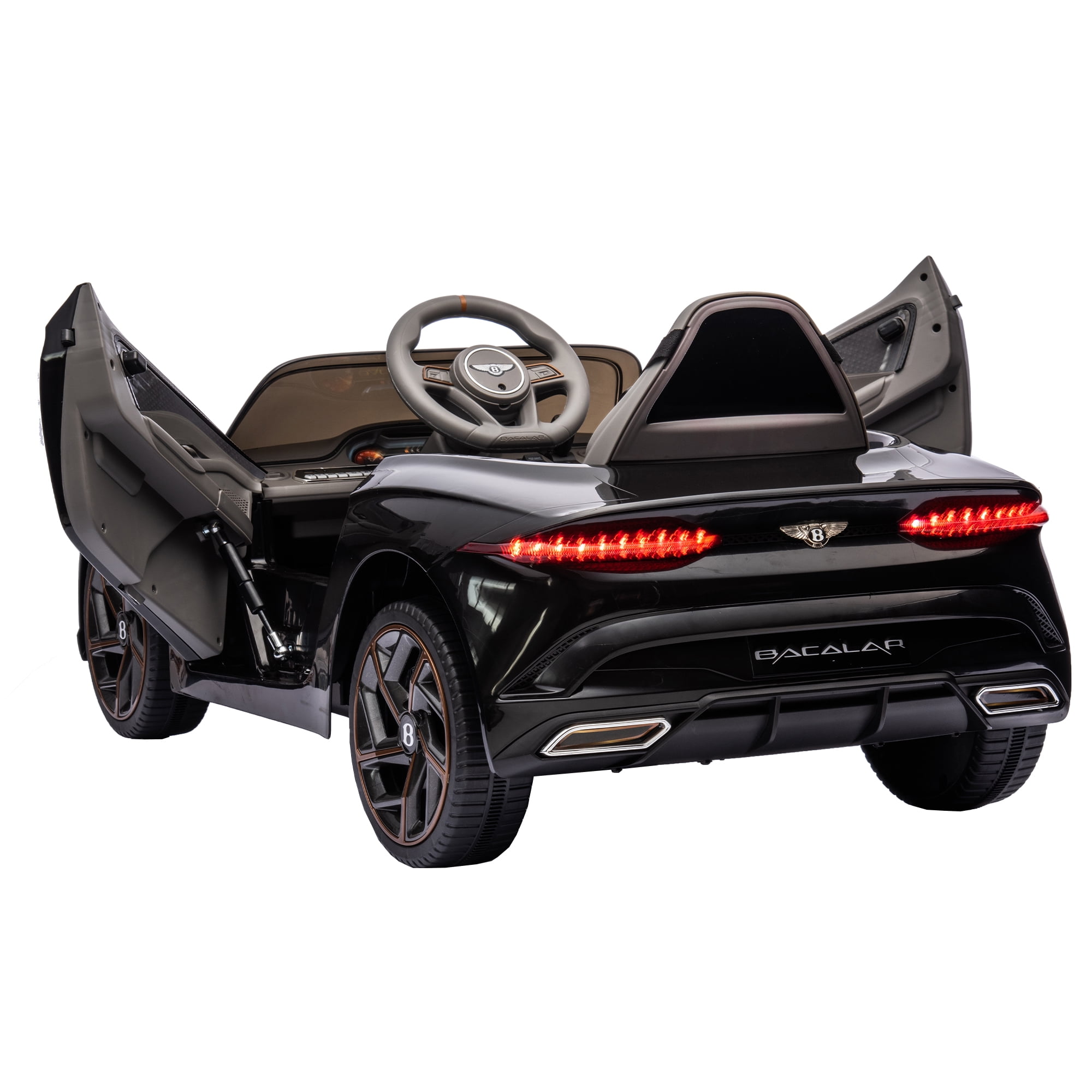 Resenkos Black Kids Ride On Car 12V Electric Vehicle Ride on Toys with Parental Remote Resenkos Black Kids Ride On Car 12V Electric Vehicle Ride on Toys with Parental Remote