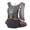 Gray, variant on 12L Backpacking Backpack Water Resistant Daypack for Hiking Camping Running & Travel - Adjustable Chest Strap, Reflective Design - All Black (10.6 inches / 27 cm)