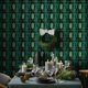 thumbnail image 4 of 30 pegatinas autoadhesivas de PVC para transferencia de azulejos de pared con efecto mosaico, 8 x 8 pulgadas, para decoración de baño, cocina, hexágono verde, 4 of 4
