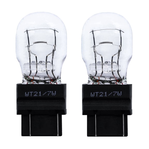 WT21/7W Halogen Bulb 12V OEM Replacement Brake Tail Turn Signal Lights Long Life, 2 Pack