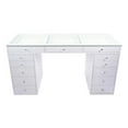 thumbnail image 2 of Impressions Vanity Desk, Slaystaion Pro 2.0 Makeup Vanity Table with 5 Drawer Units Bundle and Makeup Storage, Large Makeup Vanity Dressing Table and Makeup Vanity Mirror with Lights Bundle, 2 of 16
