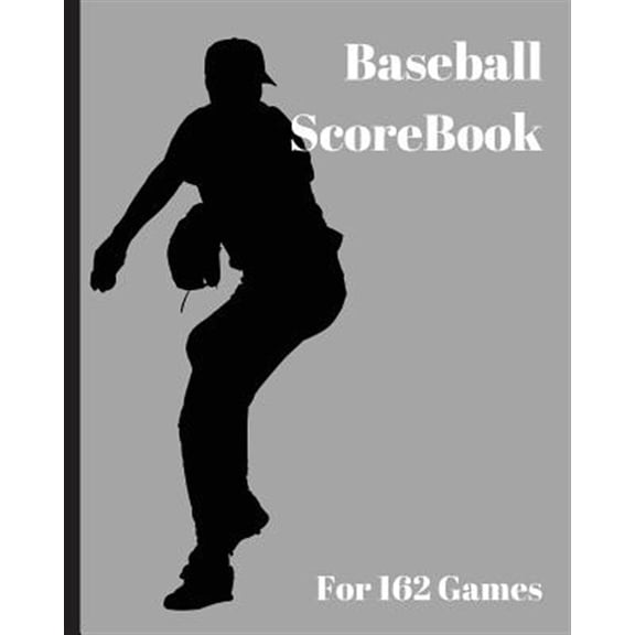 Pre-Owned Baseball Scorebook: Baseball ScoreBook: 162 games, 8in x 10in, Included most popular stats, Special have matchup Jiugingge (Paperback)